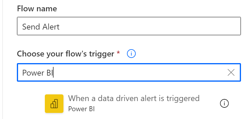 Pick the correct trigger
