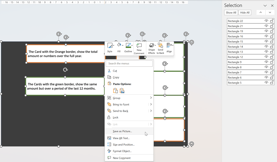 Save the shapes we use as a picture, keeping the transparancy correct.